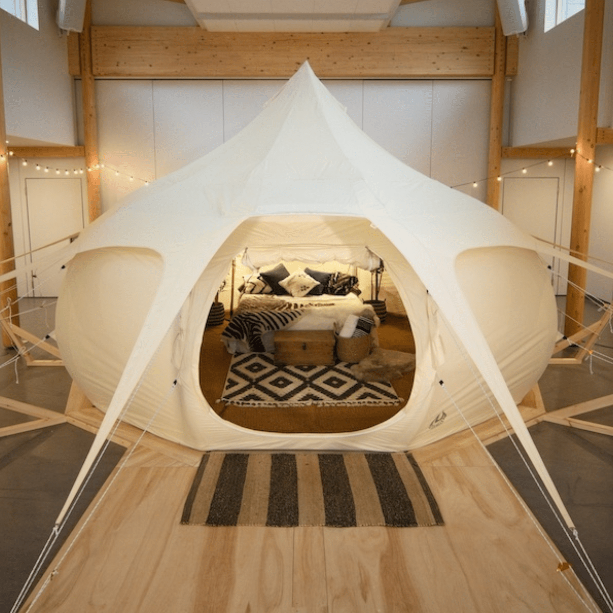 Lotus Air Belle 4.6m. Inflatable 4 Man Bell Tent