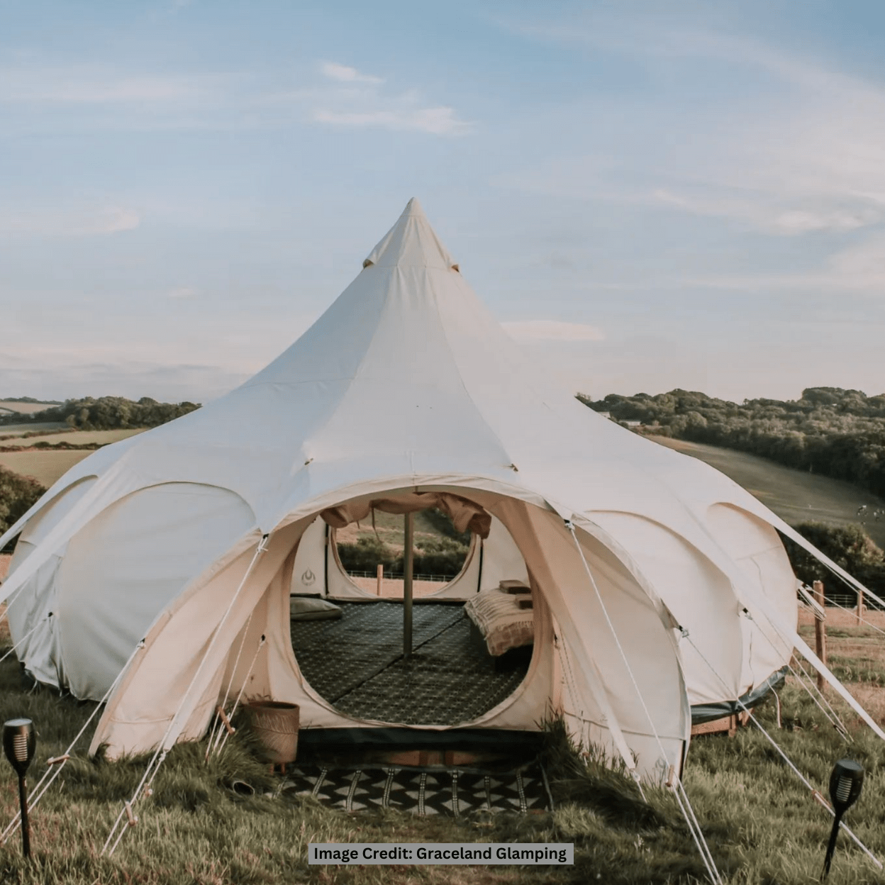 Canvas Tent Porch. Luxury Camping & Glamping. Lotus Belle – Lotus Belle Tents UK